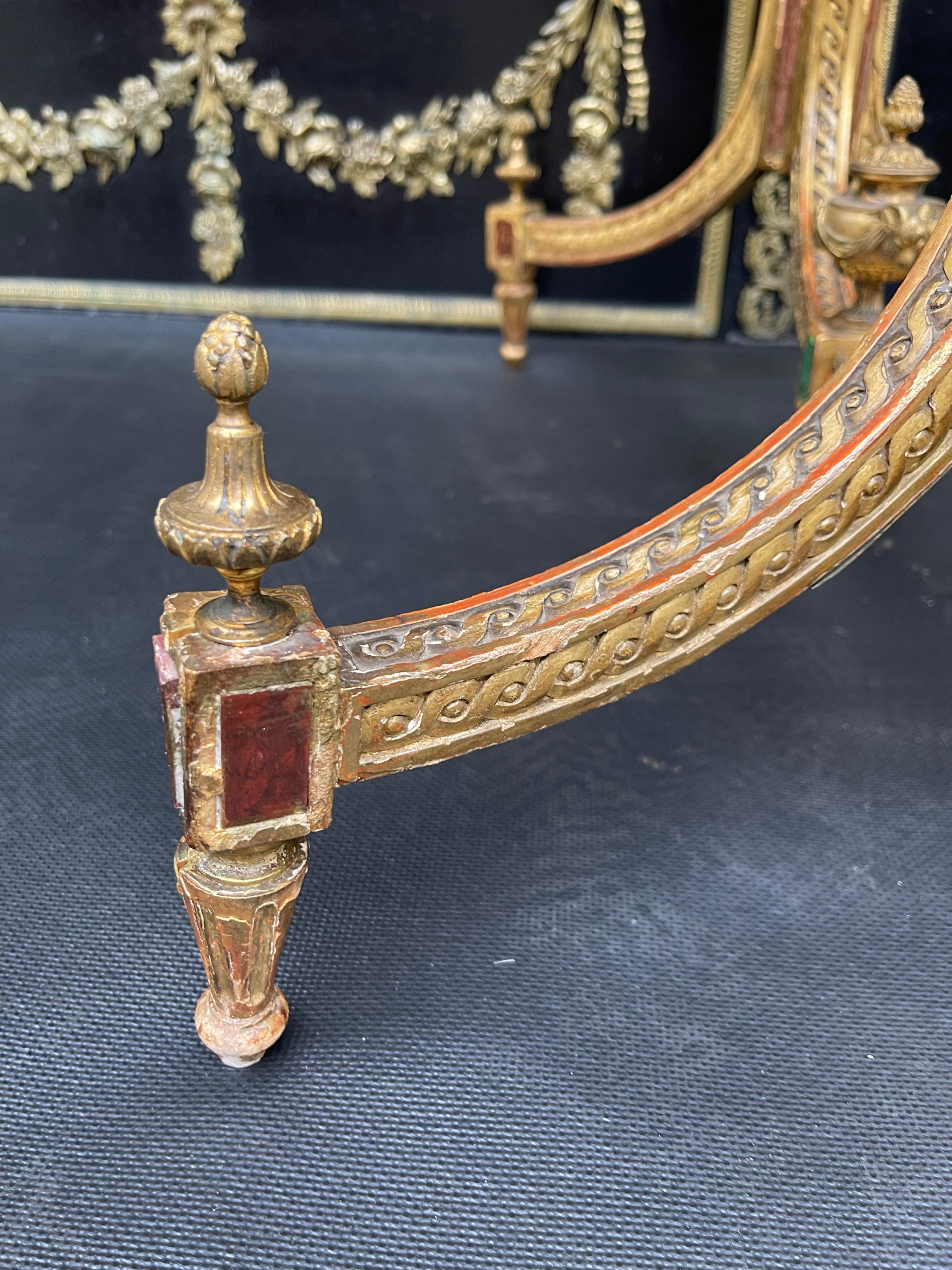 Museum Louis XVI Coffee Table / Side Table, Russia Around 1790, Gold-Plated For Sale 7