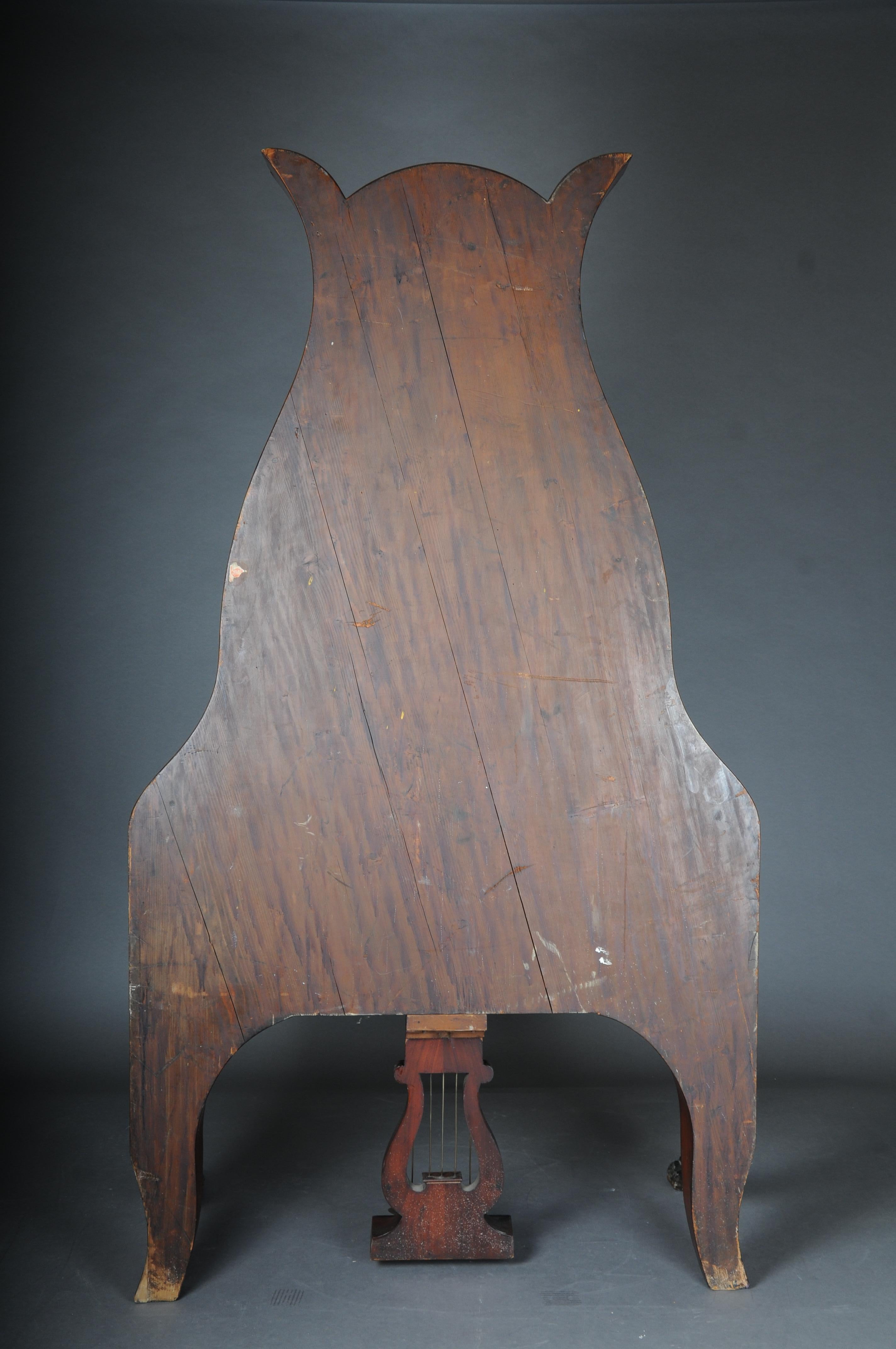 Museum Lyre Grand Piano by J.C Schleip Berlin from 1825, Empire For Sale 10