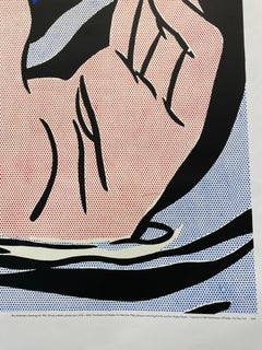 Poster originale del Museo d'Arte Moderna, 'I'd Rather Drown' di Roy Lichtenstein