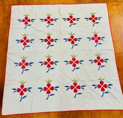Museum Quality 1850 American Folk Art Quilt by Mary Stouffer with Provenance