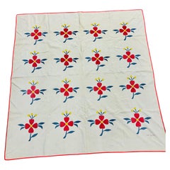 Museum Quality 1850 American Folk Art Quilt by Mary Stouffer with Provenance