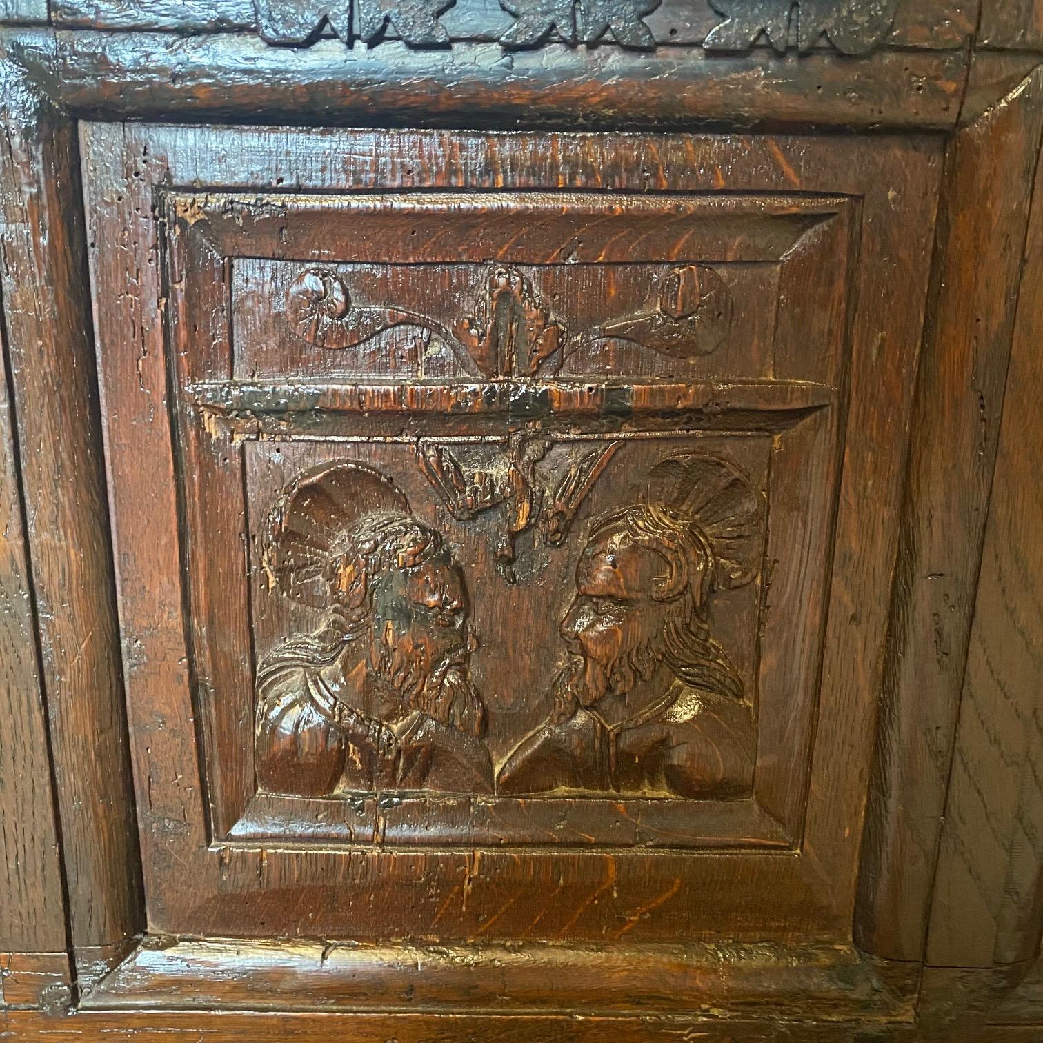  Museum Quality 18th Century Coffer with Provenance  For Sale 5