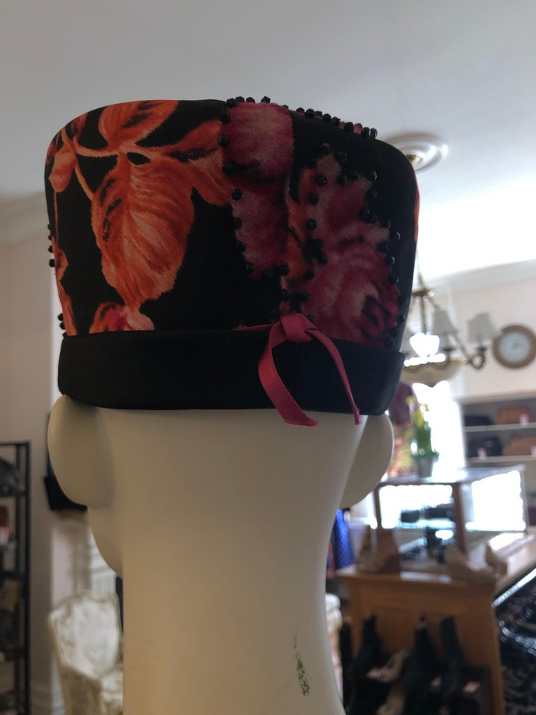 Museum Quality 1950s Schiaparelli Hat For Sale at 1stDibs