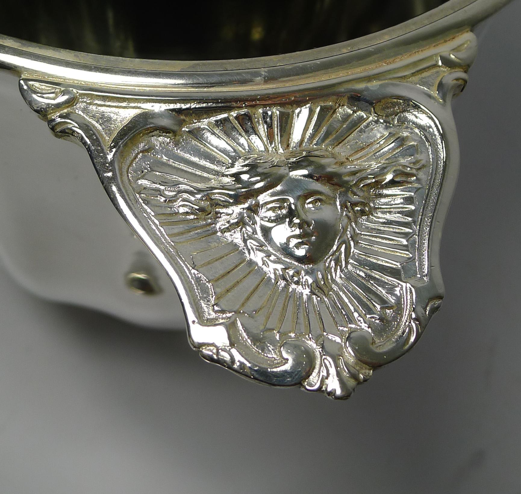French Museum Quality 19th Century Christofle Wine Cooler / Champagne Bucket circa 1880