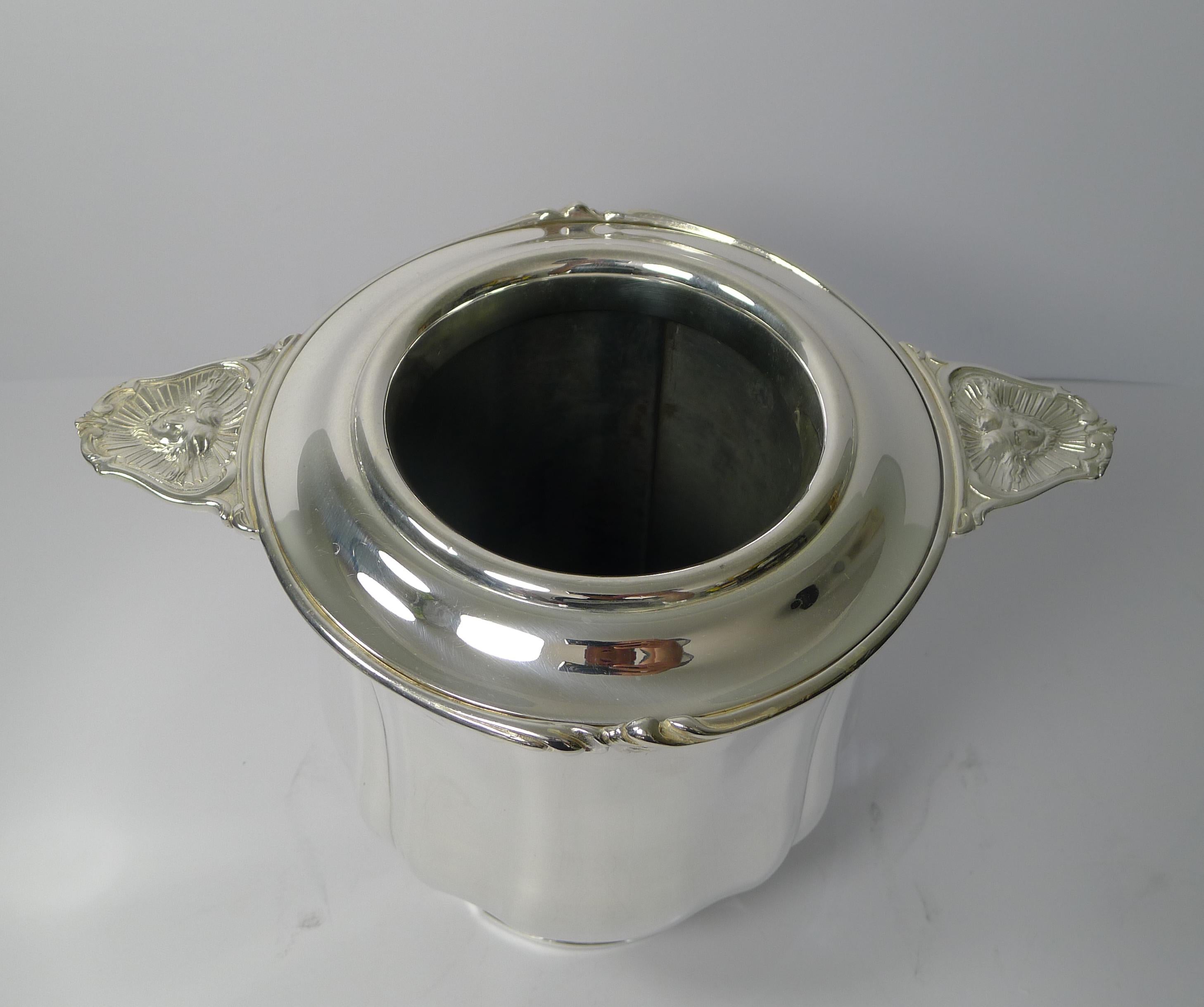 Late 19th Century Museum Quality 19th Century Christofle Wine Cooler / Champagne Bucket circa 1880