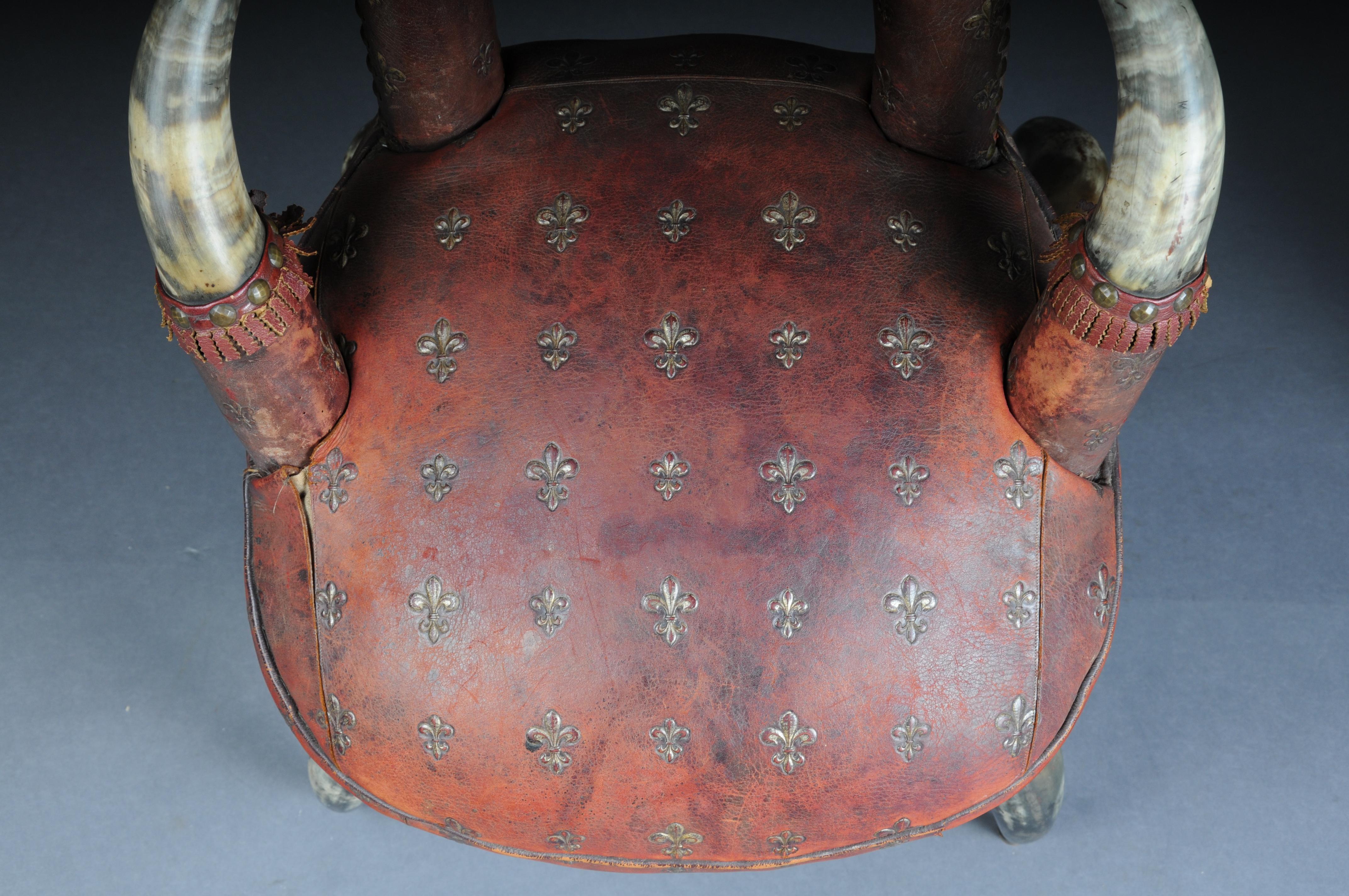 Museum-quality antique horn chair Victoria around 1870, England. For Sale 13