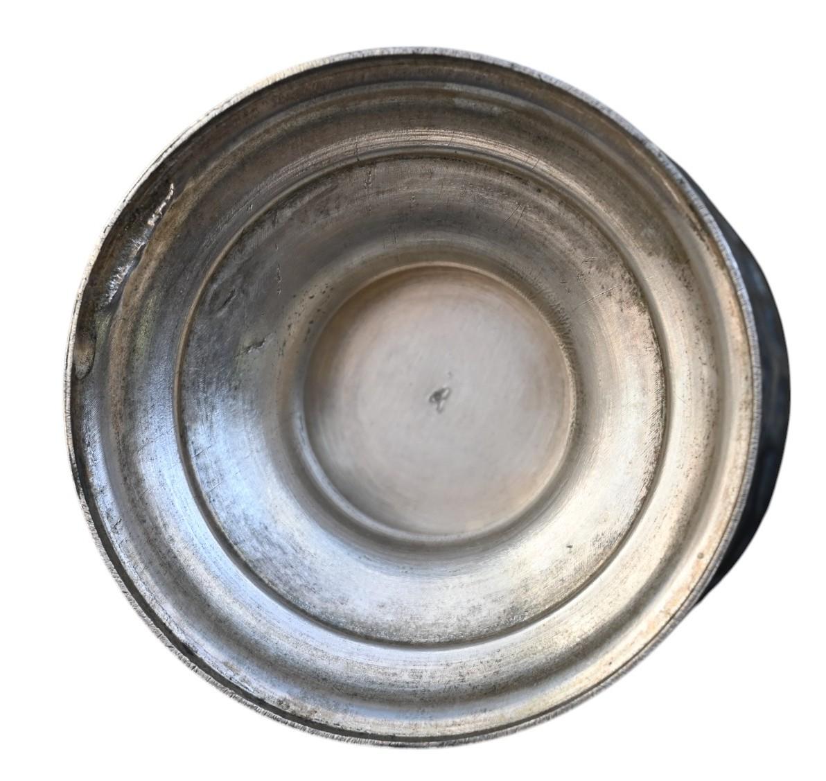 Museum Quality Antique Islamic Qajar Indo-persian Silver Vase For Sale 2