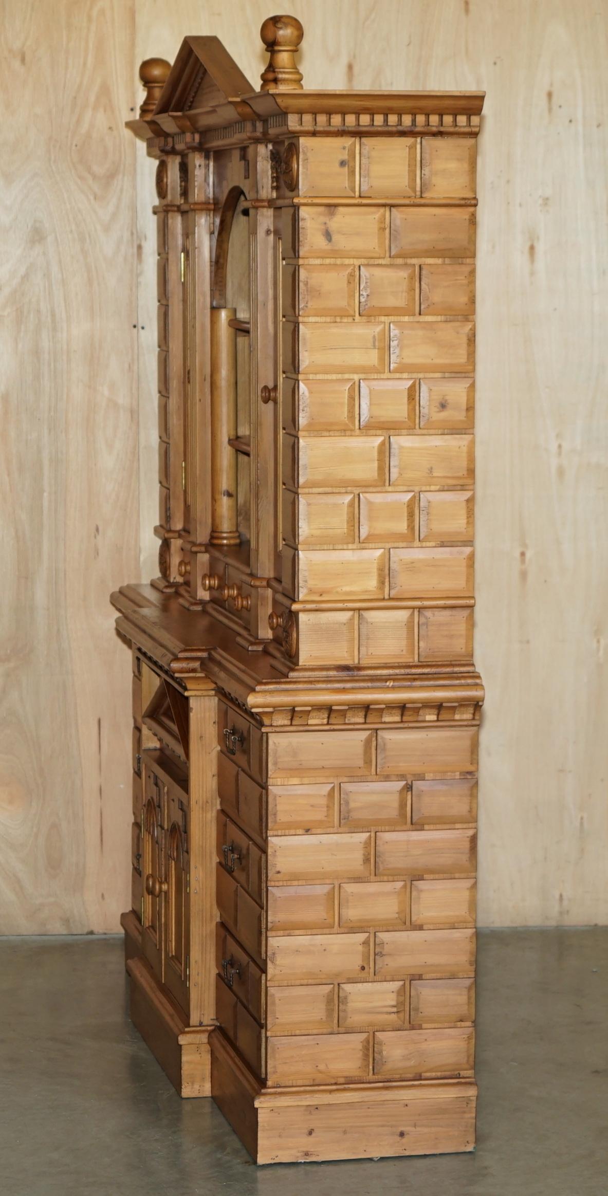 MUSEUM QUALITY EDITORS CHOICE AWARD ARCHITECTURAL ViNTAGE PINE WELSH DRESSER For Sale 7