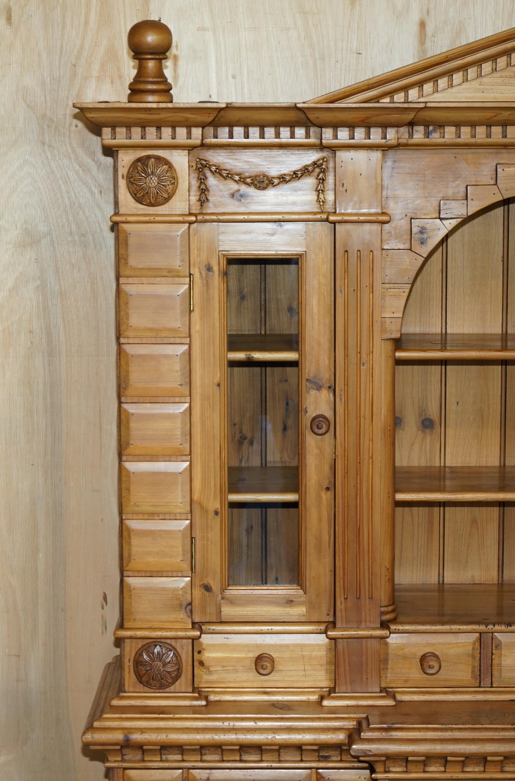 Country MUSEUM QUALITY EDITORS CHOICE AWARD ARCHITECTURAL ViNTAGE PINE WELSH DRESSER For Sale