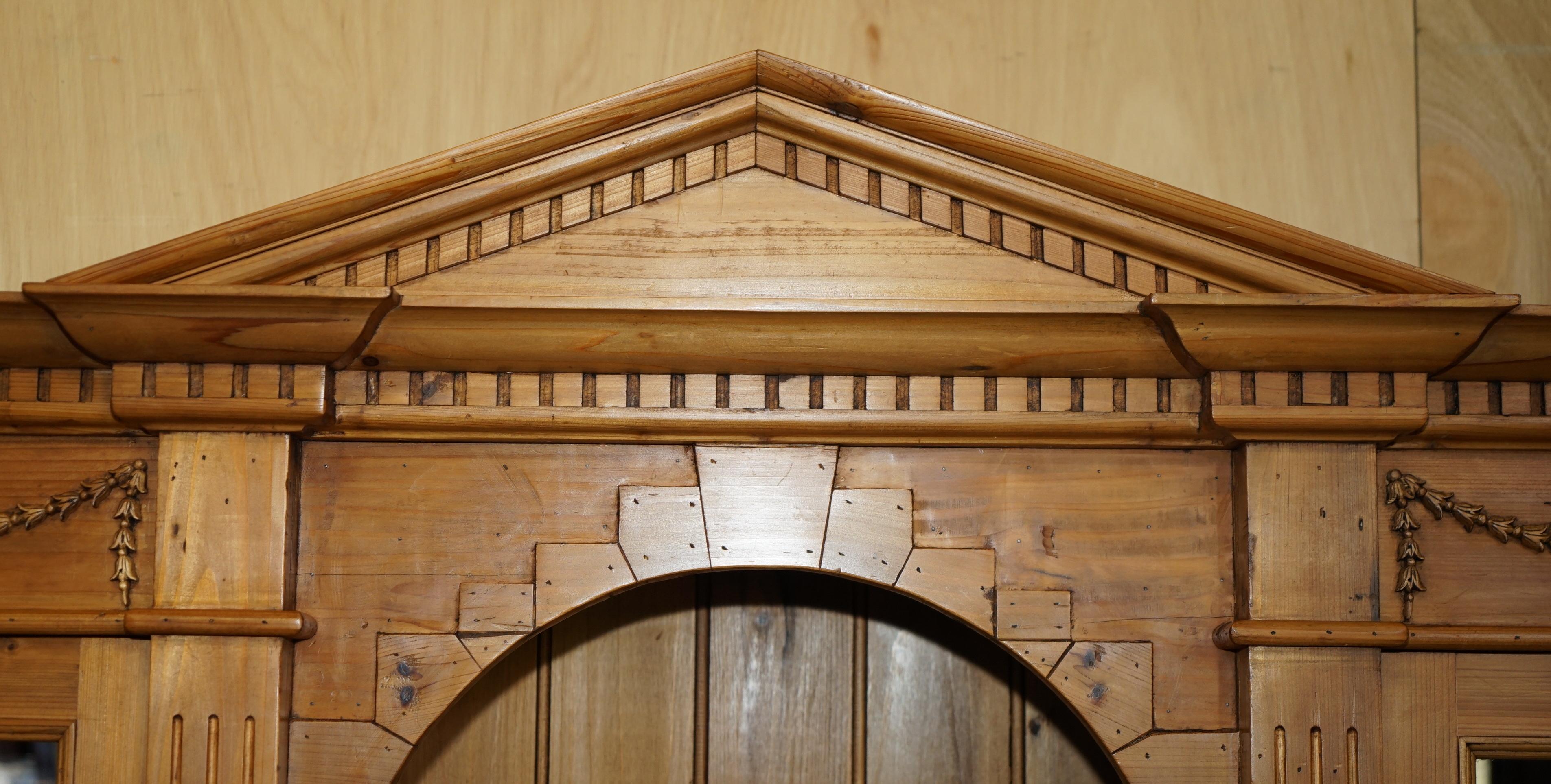 20th Century MUSEUM QUALITY EDITORS CHOICE AWARD ARCHITECTURAL ViNTAGE PINE WELSH DRESSER For Sale
