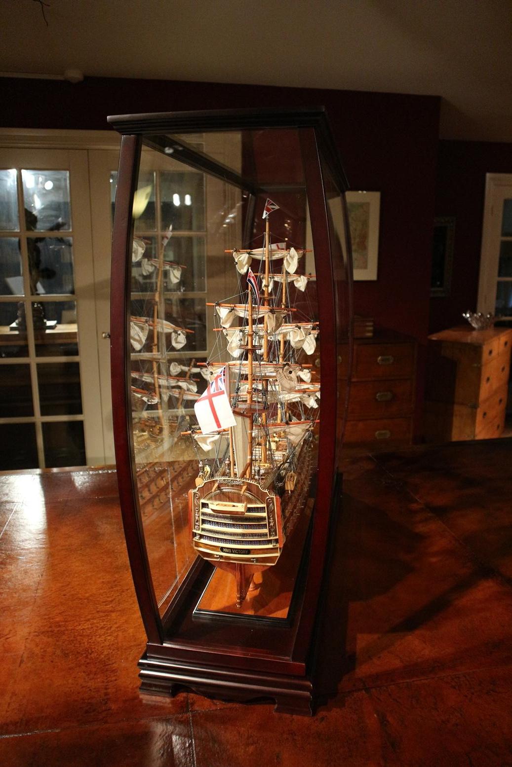 Museum-Quality, Fully Assembled Replica of the H.M.S. Victory Adm. Nelson 3