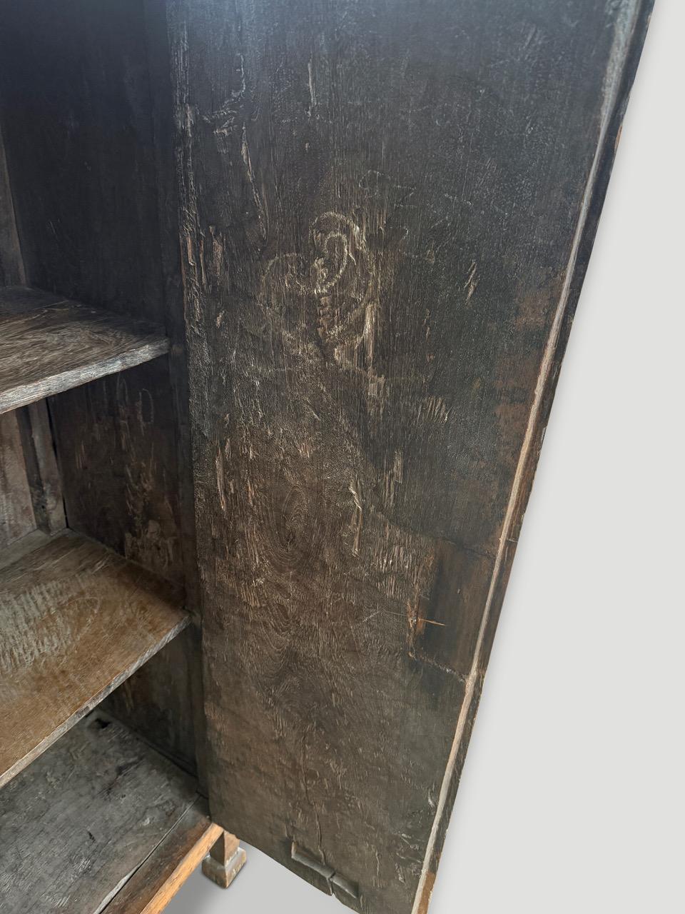 Early 20th Century Museum Quality Hand Carved Cabinet For Sale