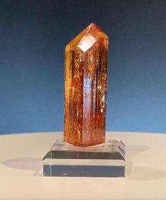 Museum Quality Imperial Topaz on Lucite Base