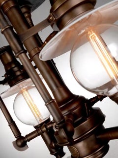 Museum Quality James L. Howard Railroad Car Center Lamp