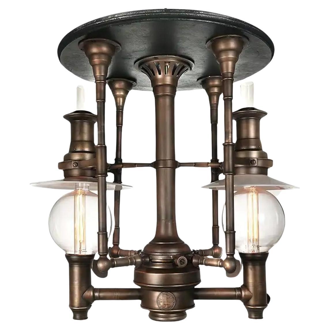 Museum Quality James L. Howard Railroad Car Center Lamp