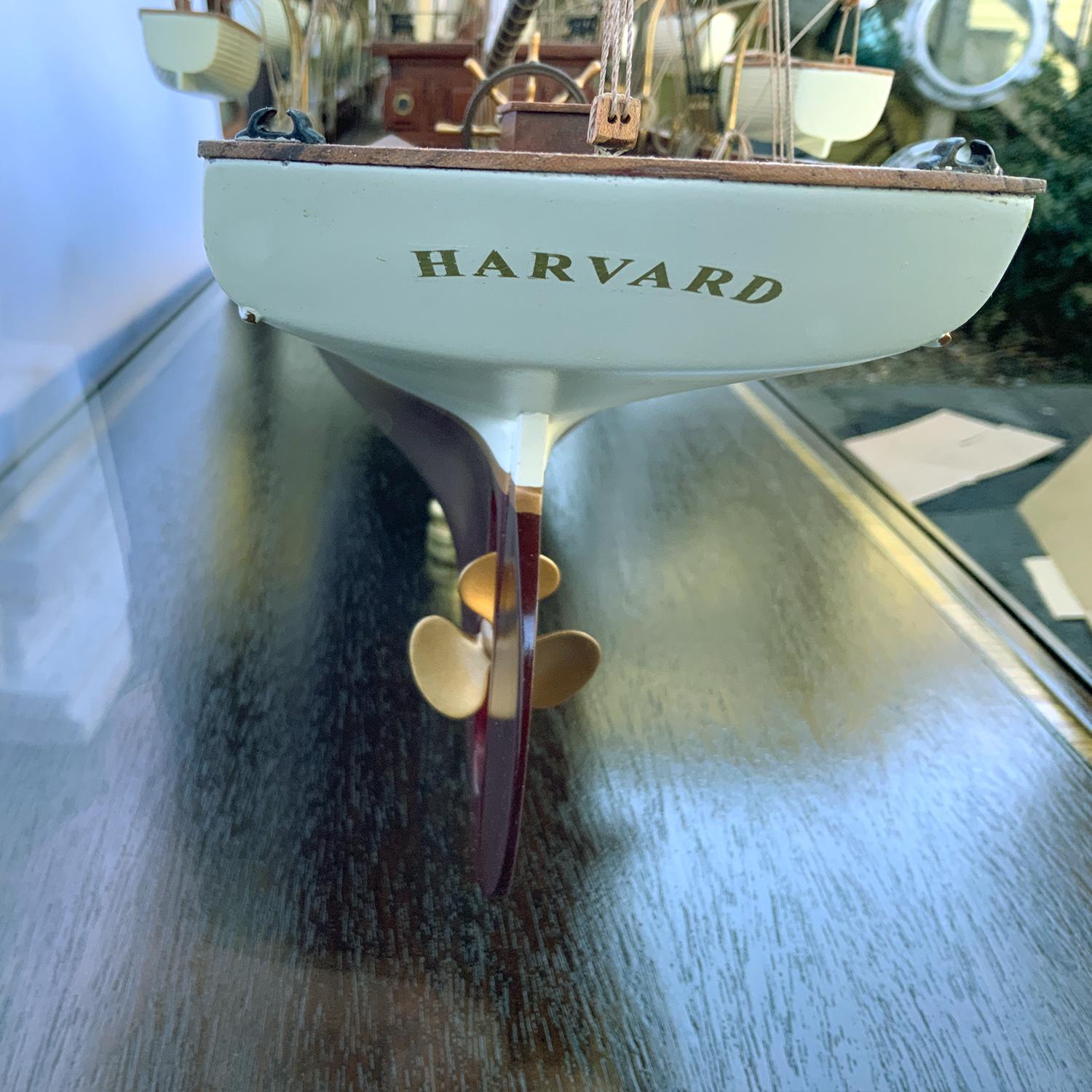 Museum Quality Model of American Steam Yacht Harvard For Sale 7