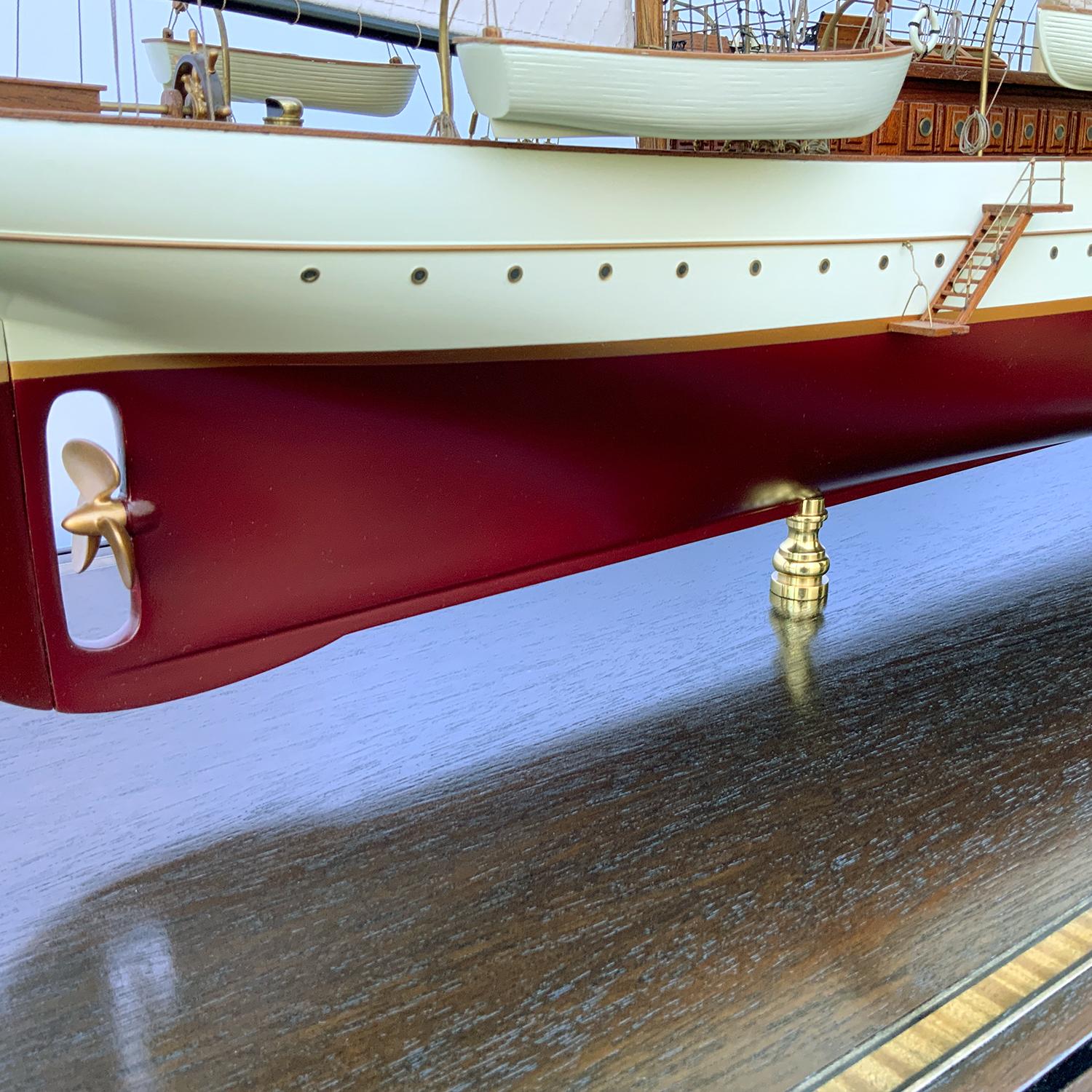 Museum Quality Model of American Steam Yacht Harvard For Sale 8