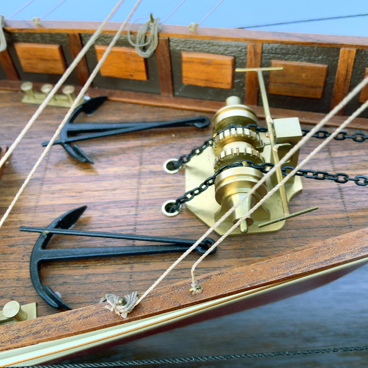 Museum Quality Model of American Steam Yacht Harvard For Sale 1