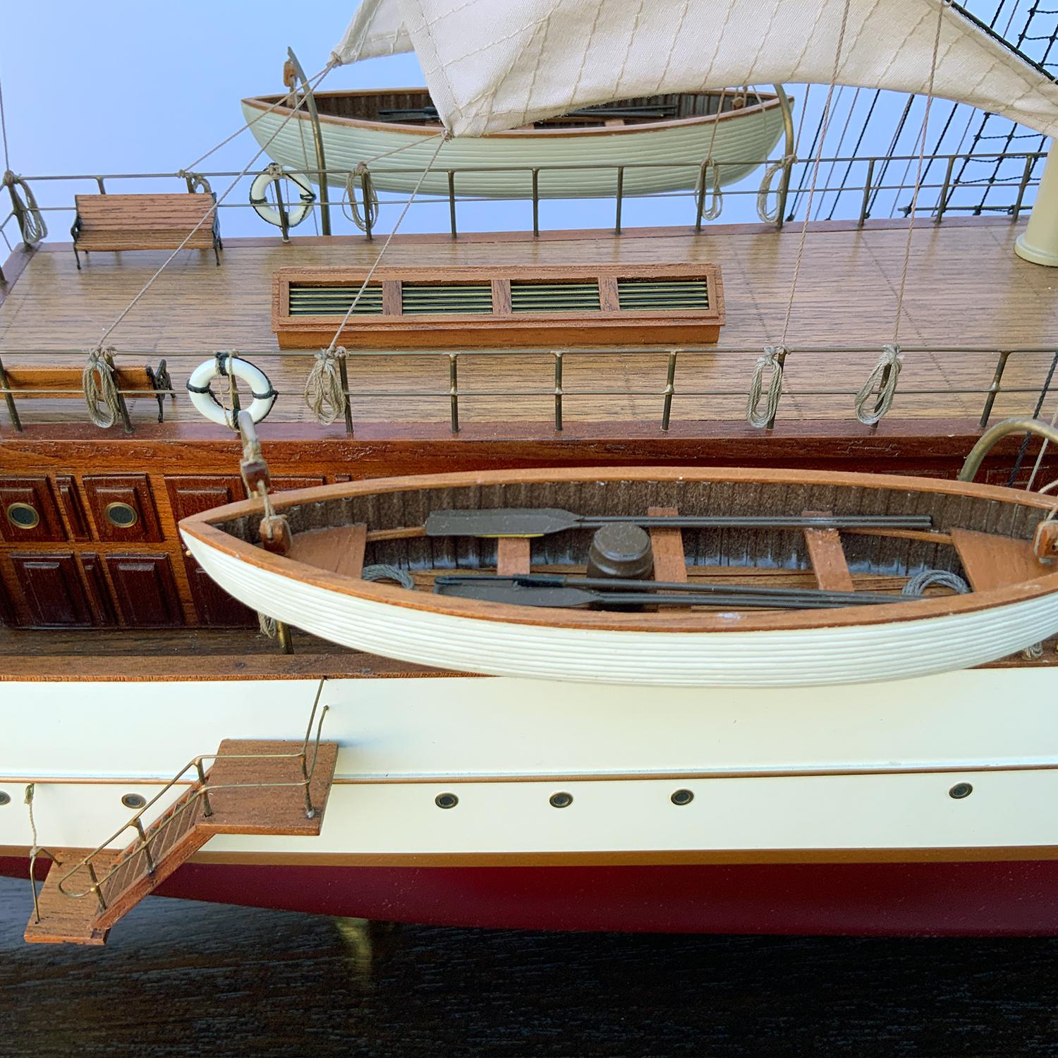 Museum Quality Model of American Steam Yacht Harvard For Sale 4