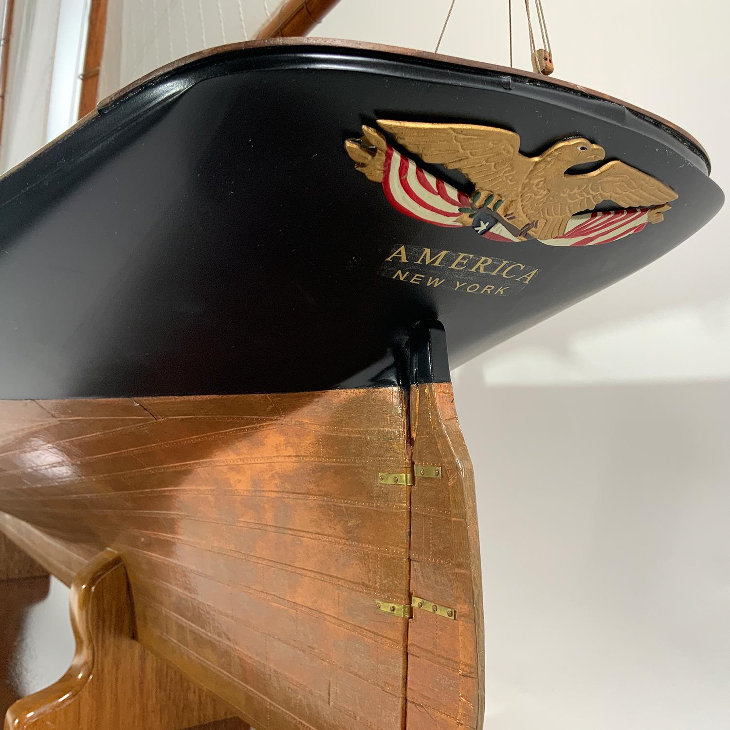 Museum Quality Model of Schooner Yacht America 4
