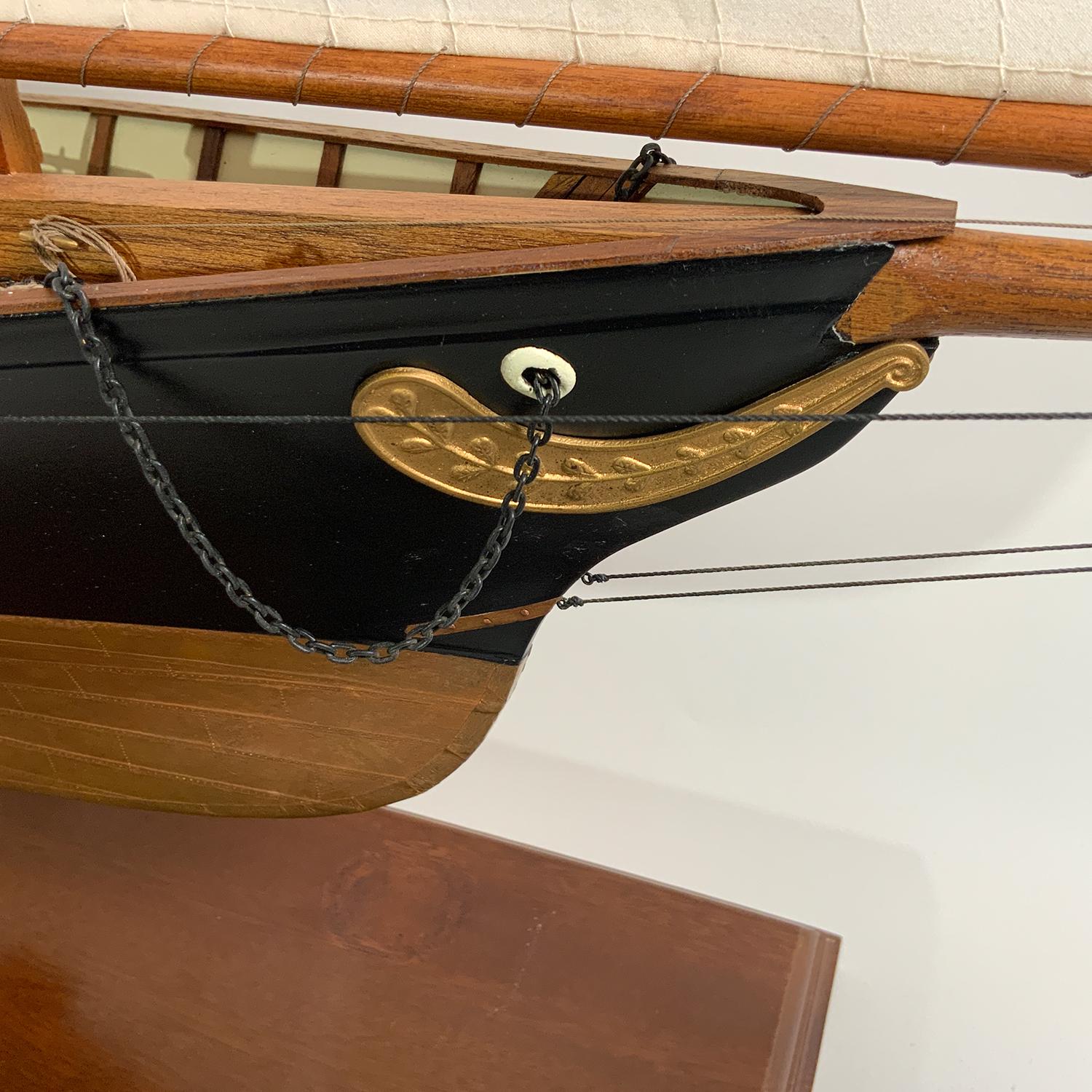 Hand-Crafted Museum Quality Model of Schooner Yacht America