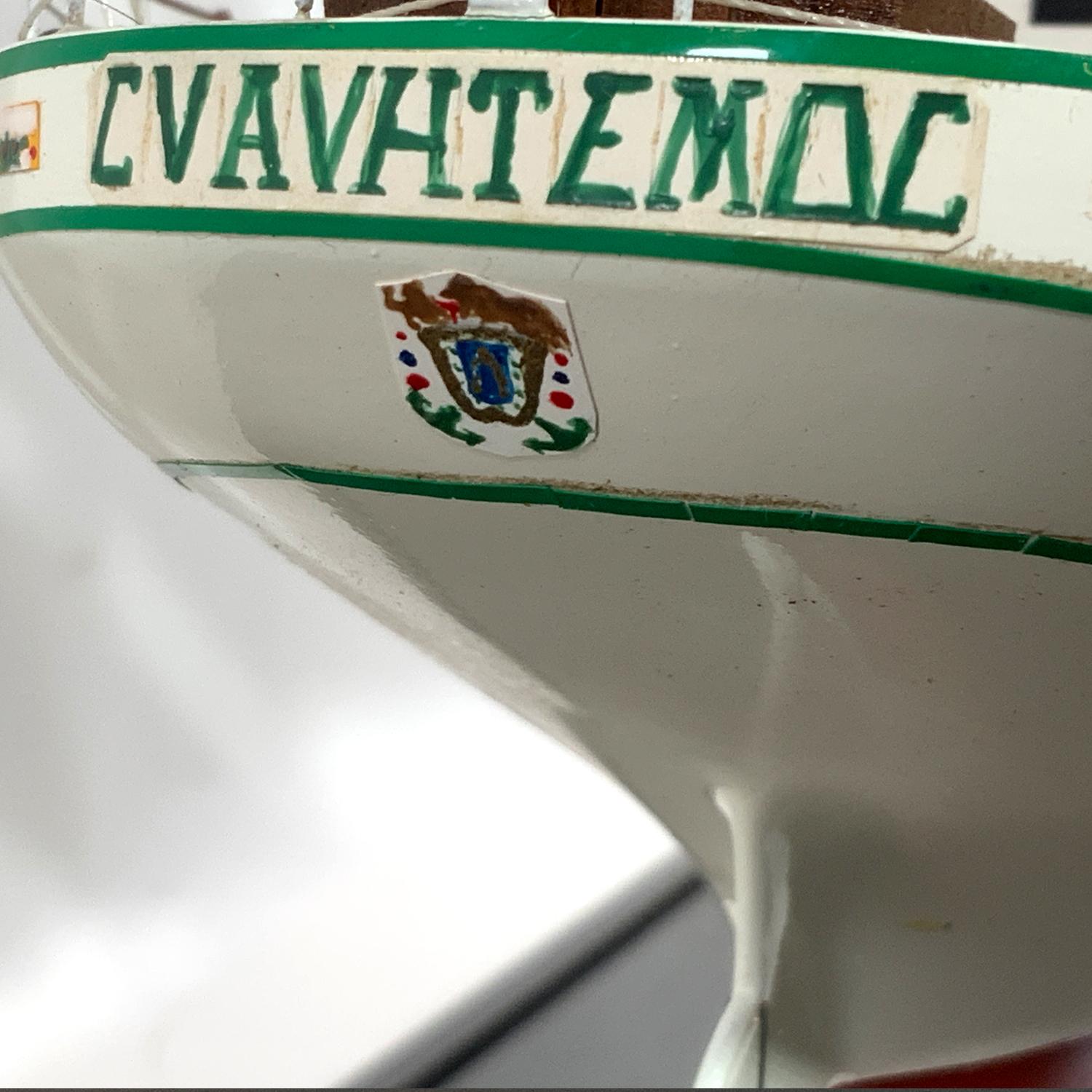 Modèle de qualité muséale du grand navire mexicain « Cuauhtemoc » en vente 4