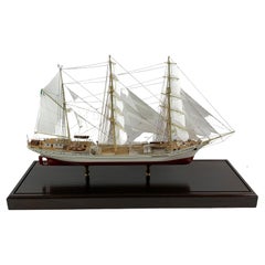 Vintage Museum Quality Model Of The Mexican Tall Ship "Cuauhtemoc"