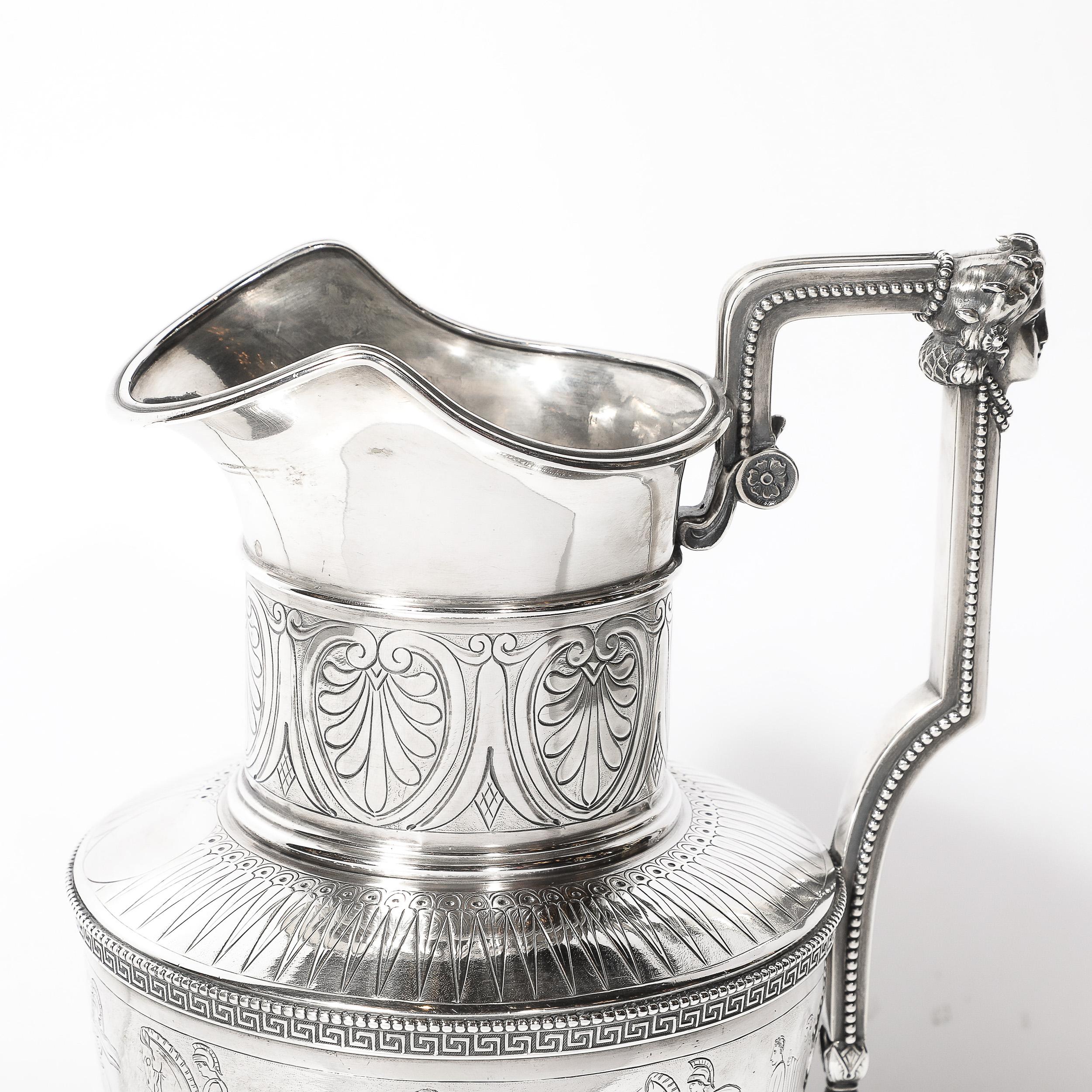 Americano Qualità da museo Neo-Grec Tiffany & Co. Calderone in argento di Edward C. Moore in vendita