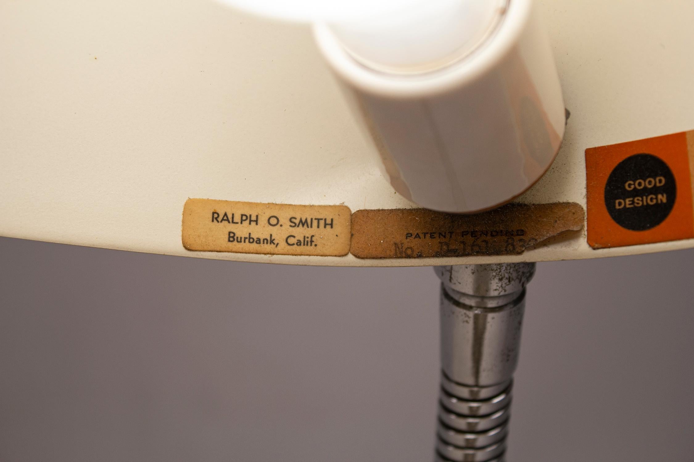 Grossman Cobra Lamp, Museum Quality Pair, Ralph O. Smith Labels Intact For Sale 4