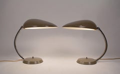 Grossman Cobra Lamp, Museum Quality Pair, Ralph O. Smith Labels Intact