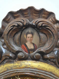 Museum Quality Portuguese Dressing Cabinet with Original Portrait Miniature
