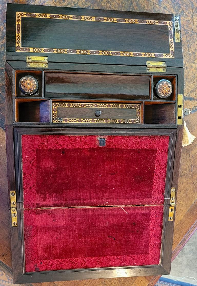 19th Century Museum Quality Tunbridge Ware Lap Desk