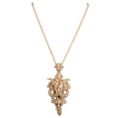 Museum Quality Victorian Pearl Pendant and Chain