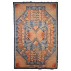 Museum Quality Wiener Werkstatte Wool Rug by Philipp Haas & Söhne, 1910s