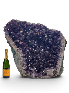 Museum-Scale Uruguayan Amethyst Geode Flower – AAA Grape Jelly Purple Druzy, 27"