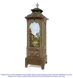 Musgrave & Co Mannheim, Enameled Cast Iron Stove Adorned