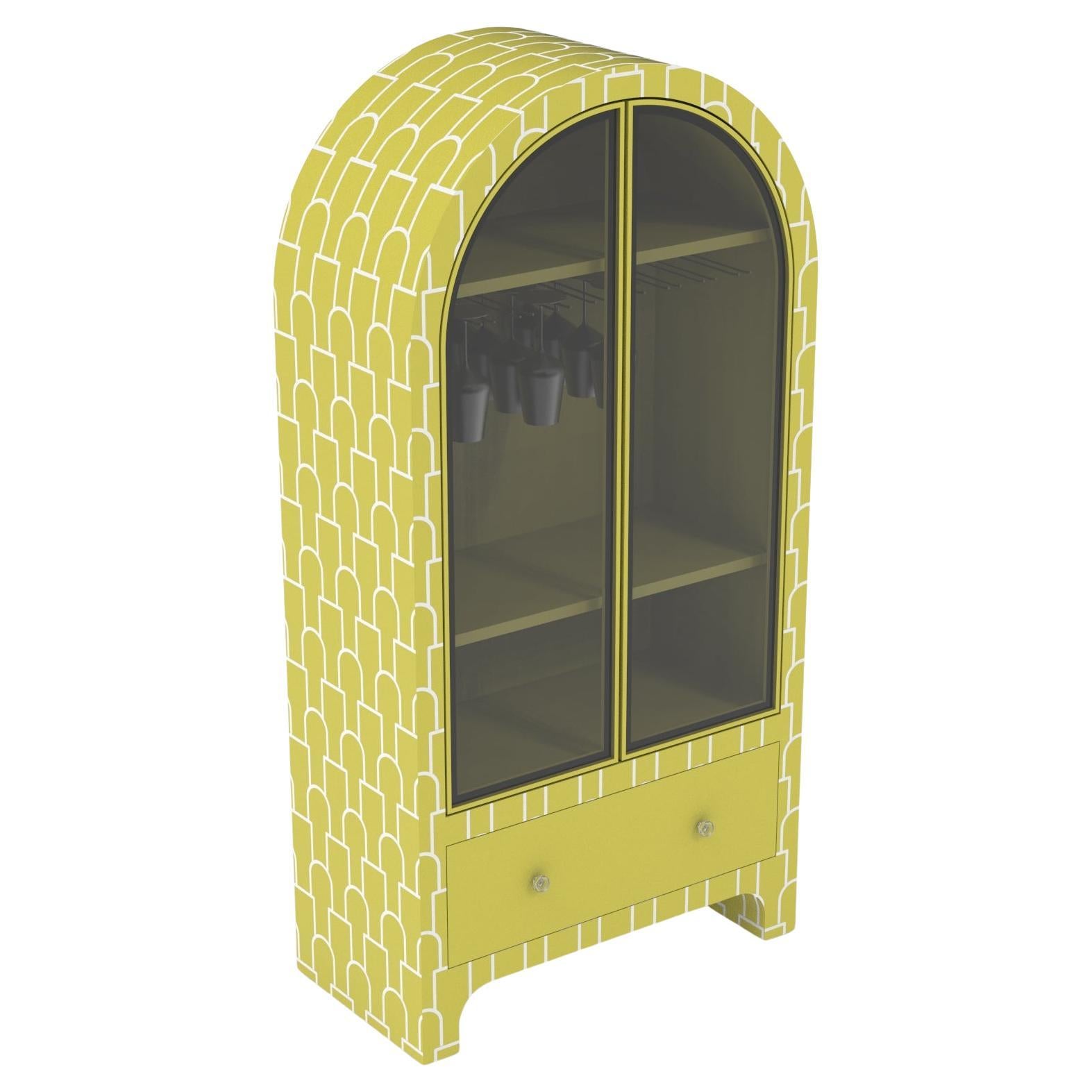 Mueble Bar Limón Amarillo Inspirado en el Mush, de Artisanal