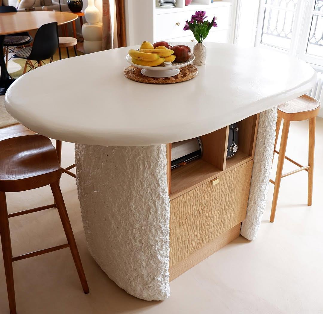 Mush VI Kücheninsel von Curvy World Studio im Zustand „Neu“ im Angebot in Geneve, CH