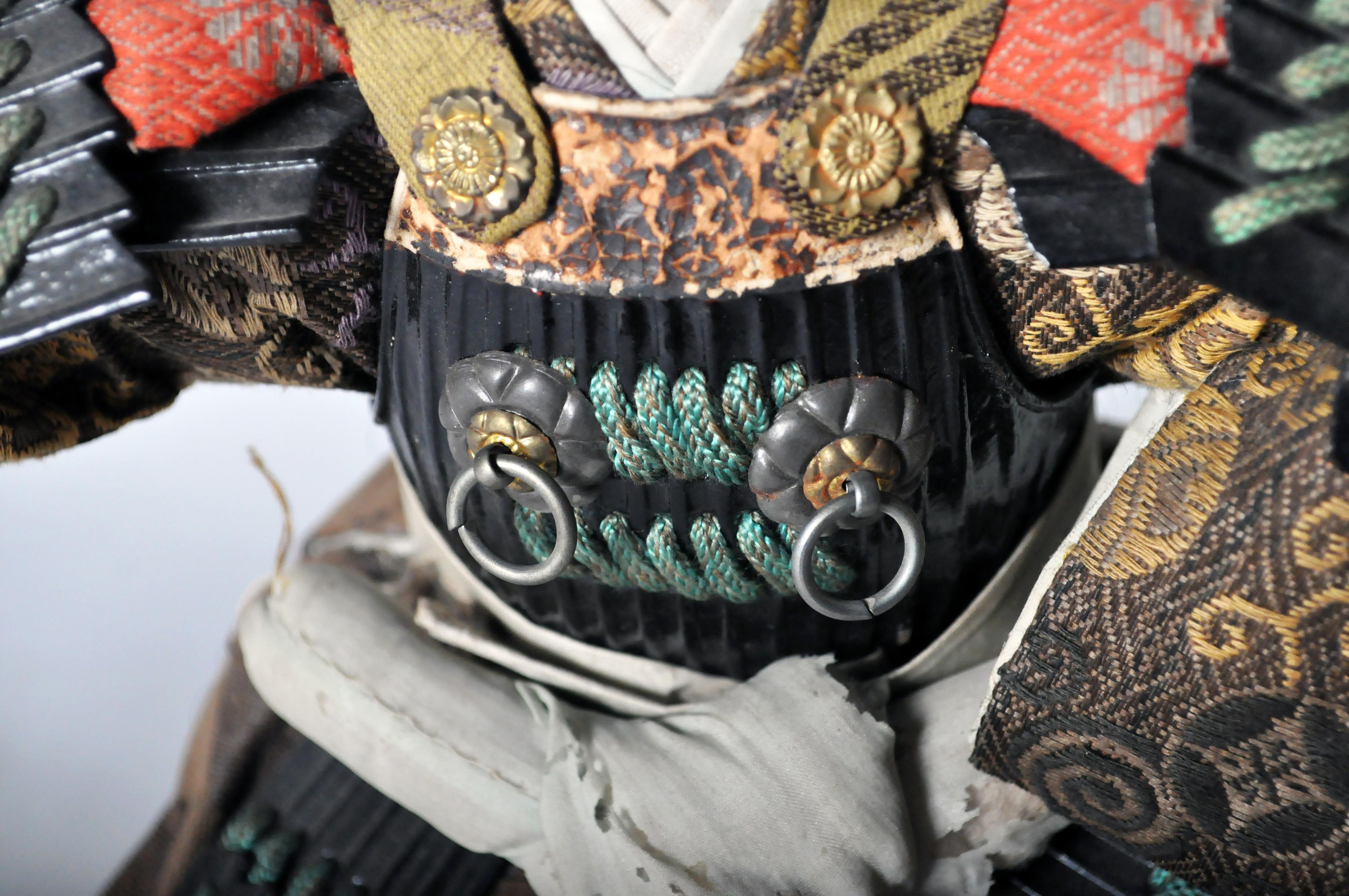 Musha Samurai Warrior Figure, circa 1850 1