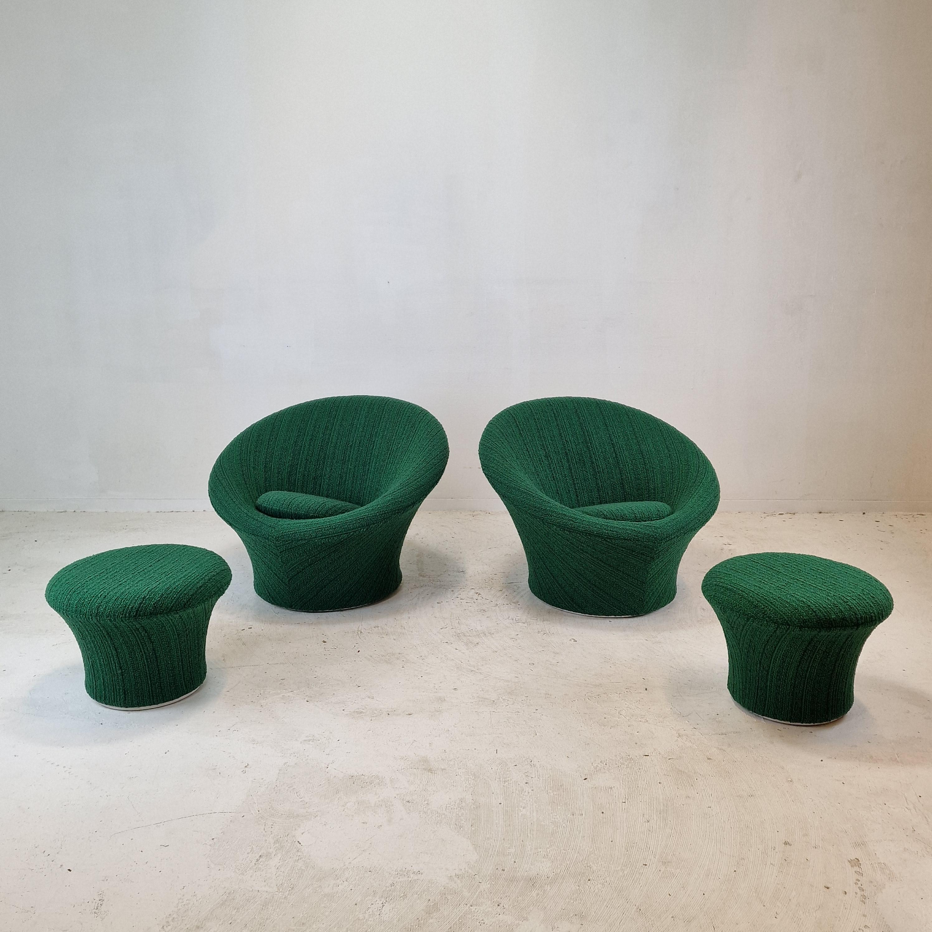 Mushroom Armchair and Ottoman by Pierre Paulin for Artifort, 1960's For Sale 5
