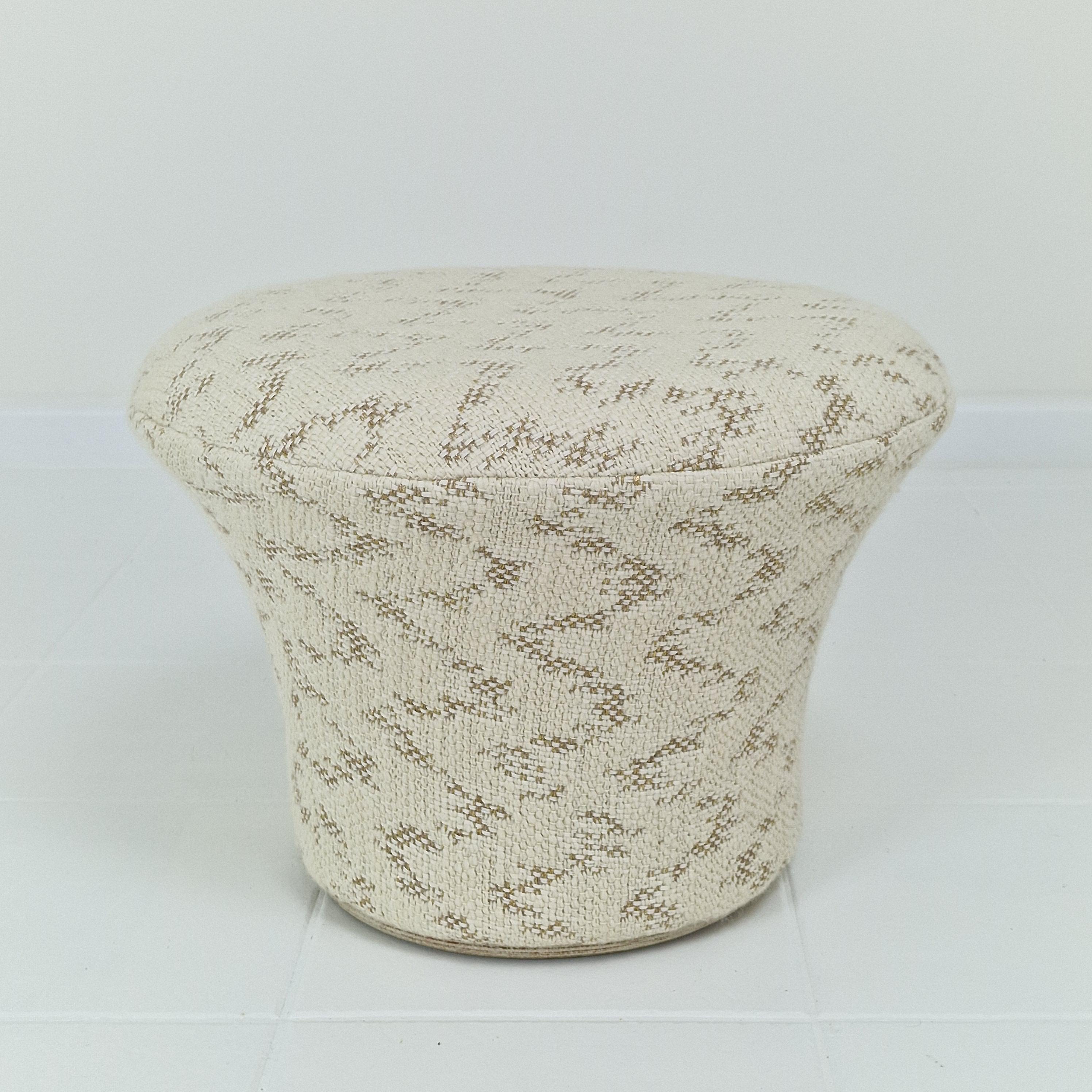 Sillón y otomana seta de Pierre Paulin para Artifort, años 60 en venta 7