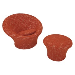 Fauteuil champignon et pouf de Pierre Paulin pour Artifort, années 1960