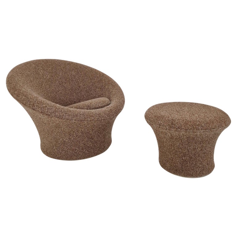 Mushroom Armchair and Ottoman by Pierre Paulin for Artifort