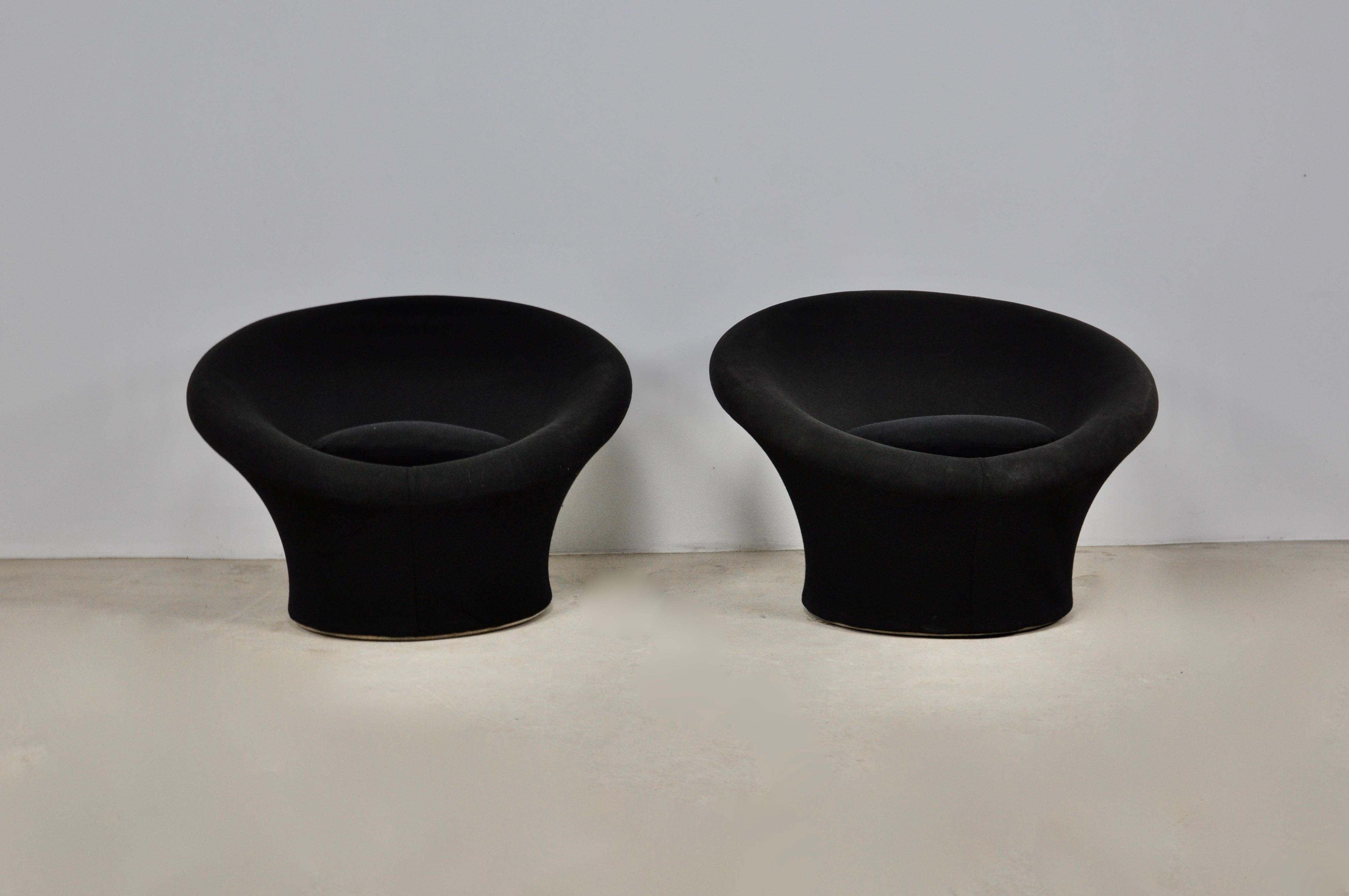 French Mushroom Armchair Set by Pierre Paulin for Artifort, Set of 2