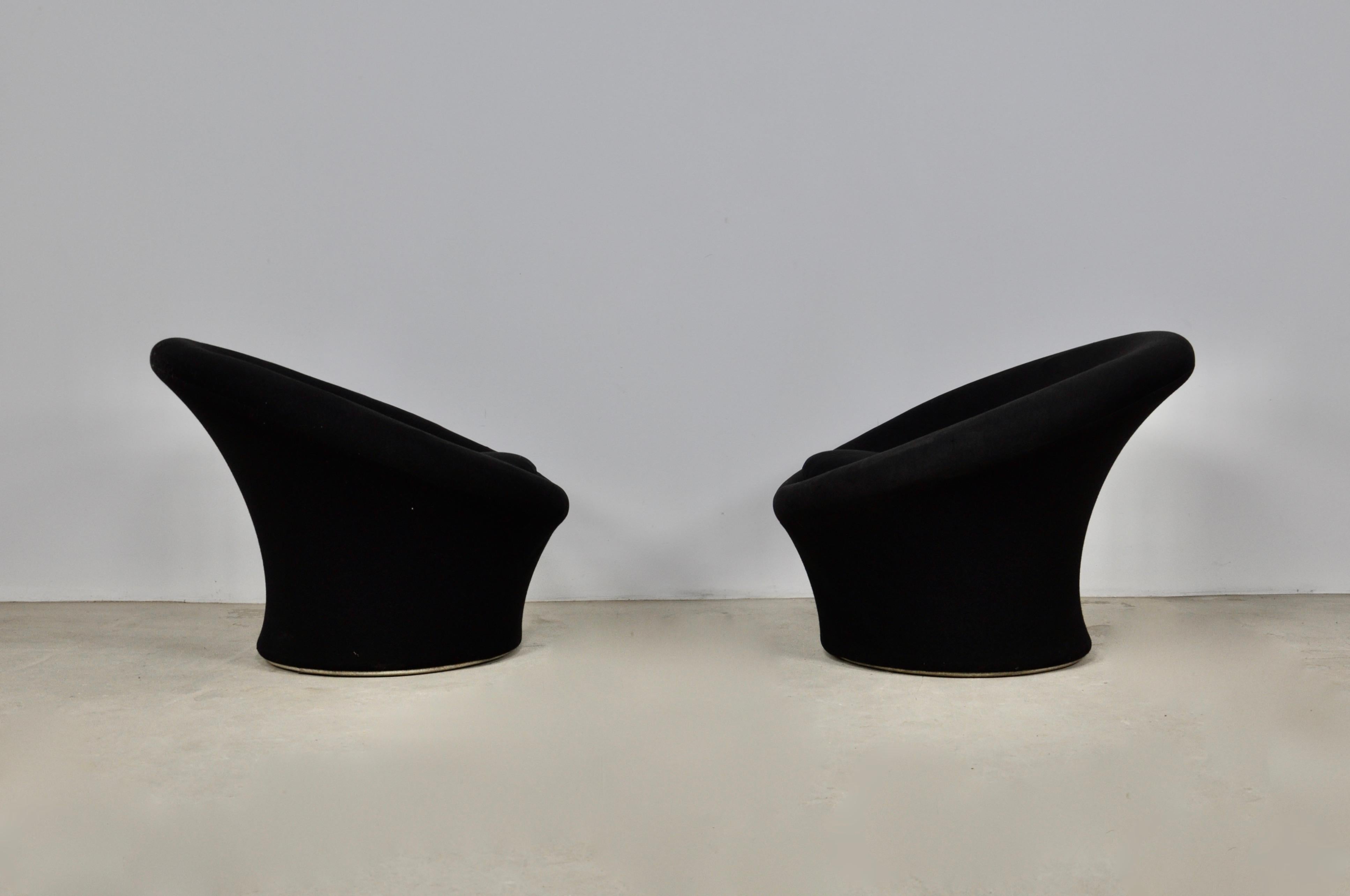Mushroom Armchair Set by Pierre Paulin for Artifort, Set of 2 In Good Condition In Lasne, BE