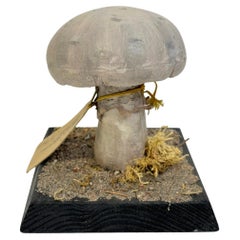 Antique Mushroom Botanical Scientific Specimen Model Europe,  1950s or older