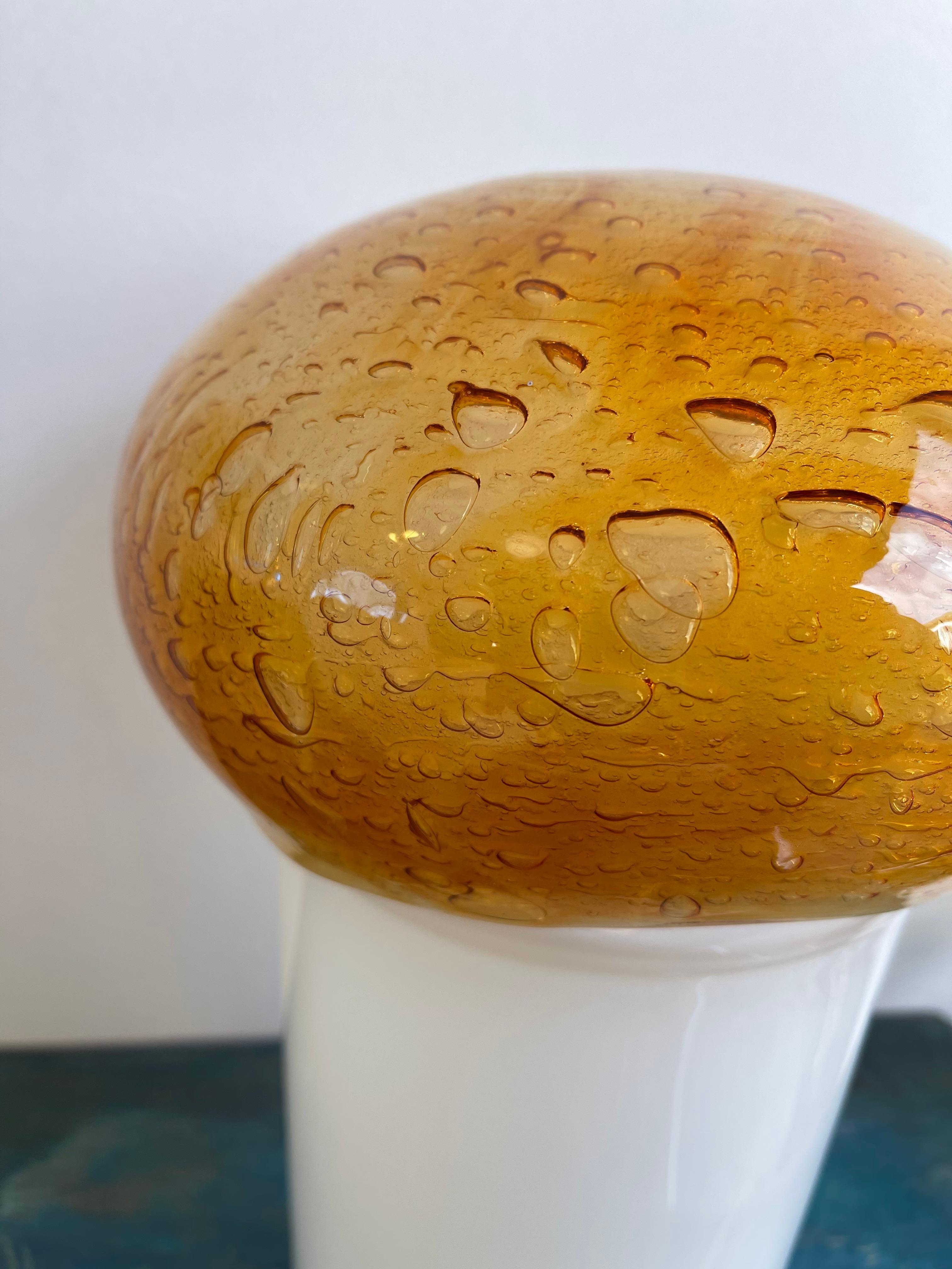 Mushroom Bubble Murano Glass Lamp, Italy, 1970s For Sale 1
