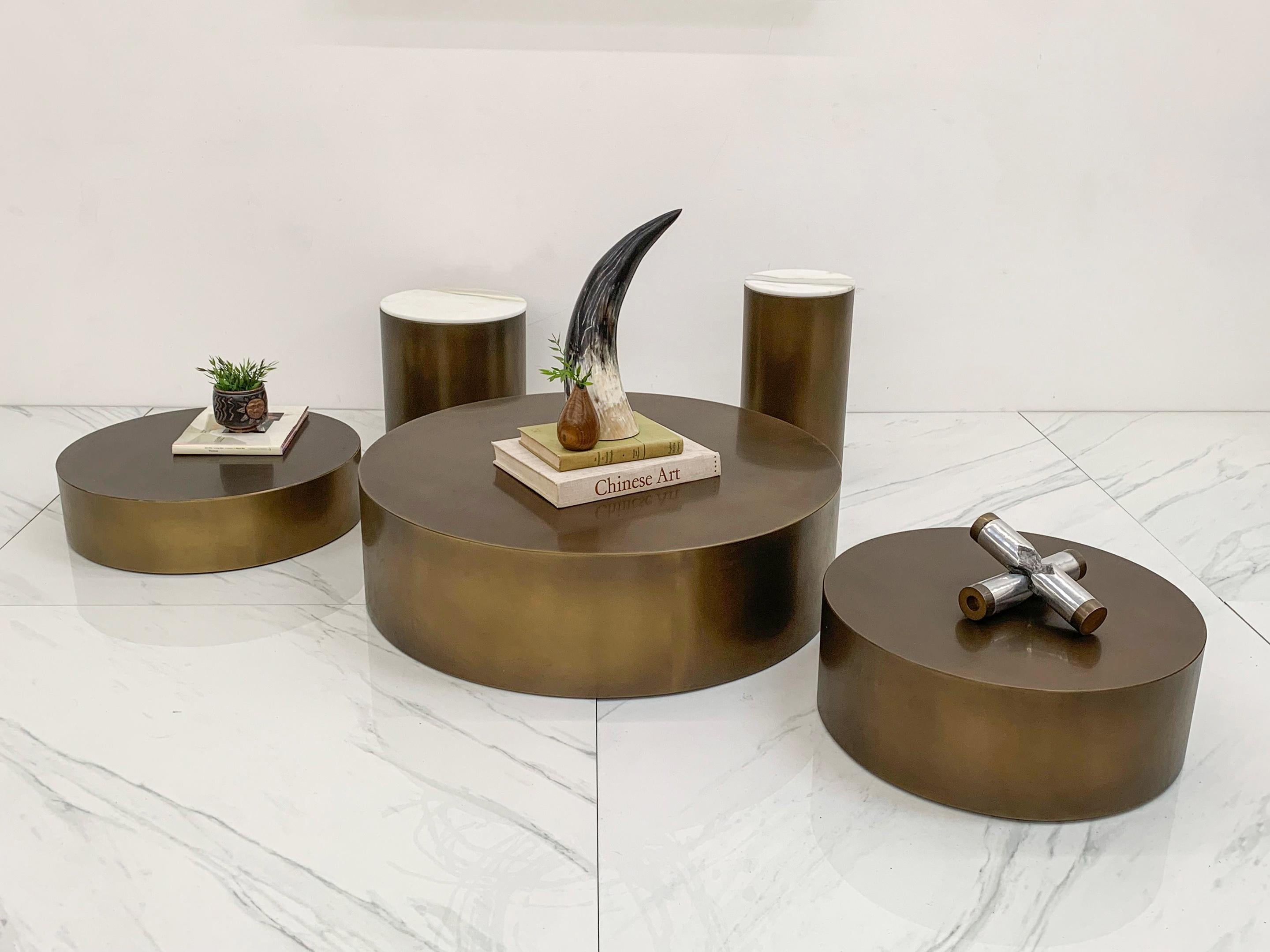 Mushroom City, Coffee Table and Side Table Groupings, Bronze, Videre Licet, 2015 3