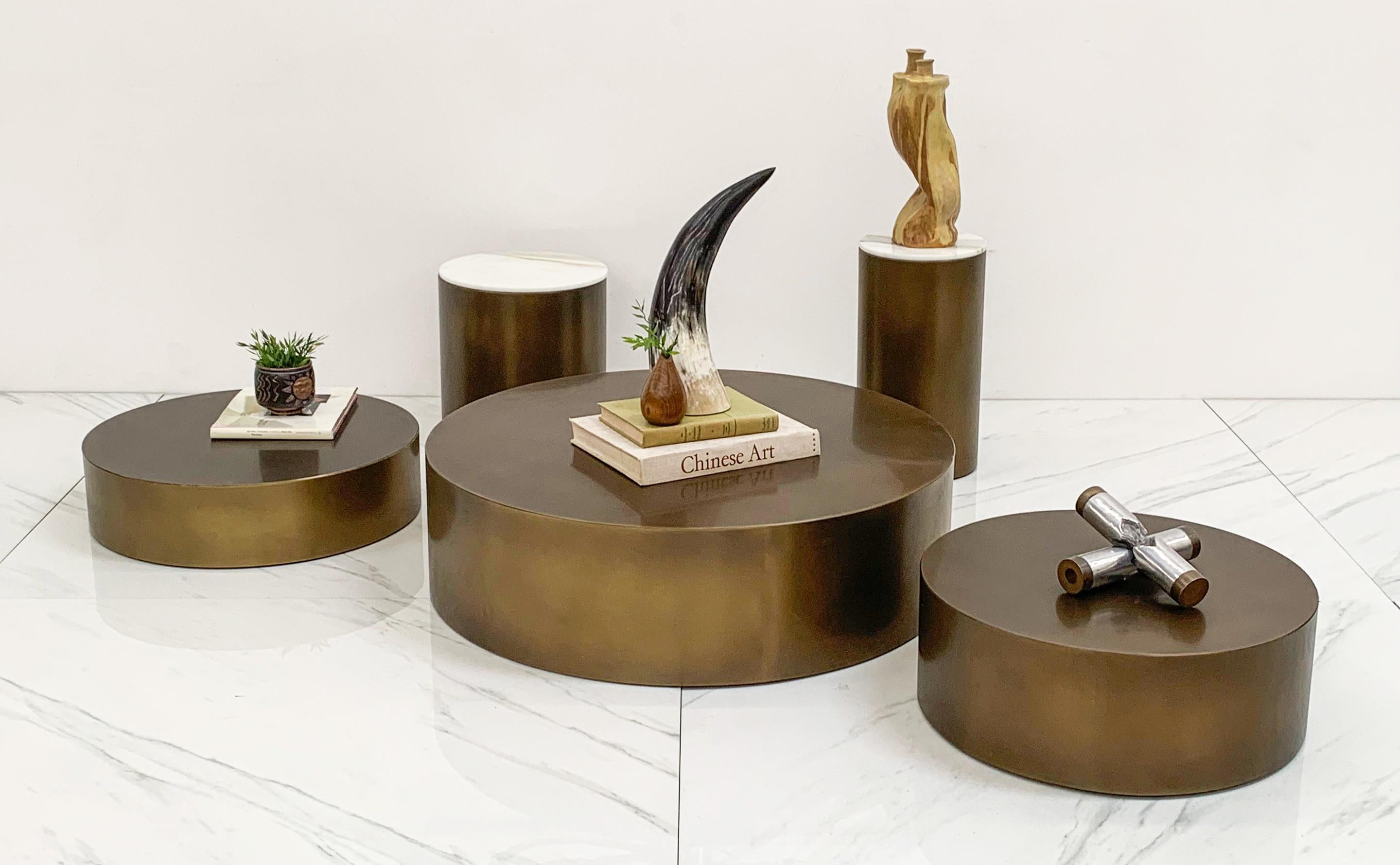 Mushroom City, Coffee Table and Side Table Groupings, Bronze, Videre Licet, 2015 4