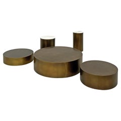 Mushroom City, Coffee Table and Side Table Groupings, Bronze, Videre Licet, 2015